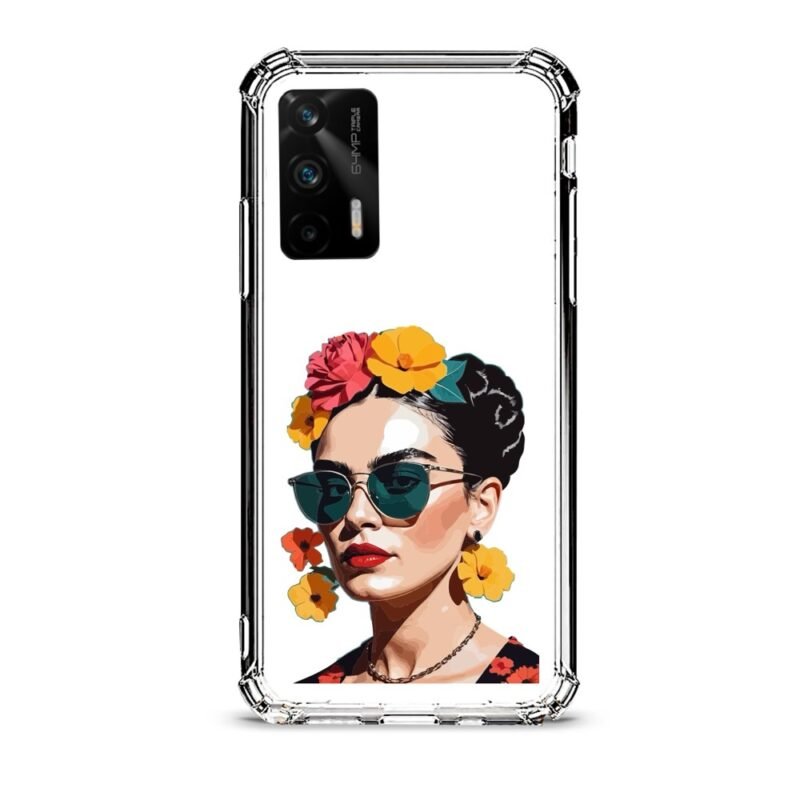 Flower woman θήκη διάφανη & σχέδιο  d1044 γιά Realme GT 5G