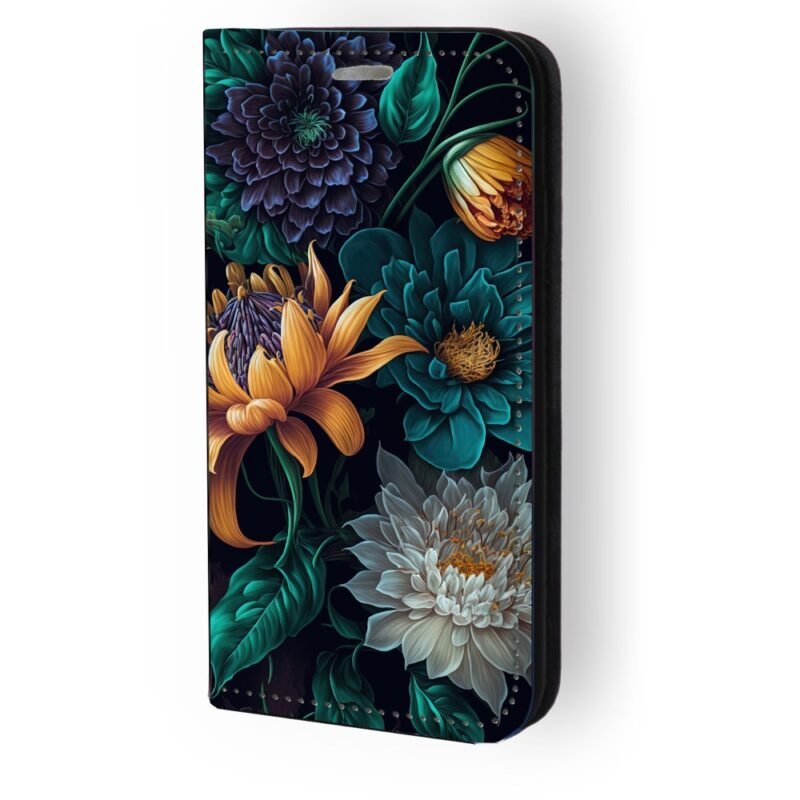 Θήκη book με σχέδιο flowers 91236 για iPhone 14 Pro
