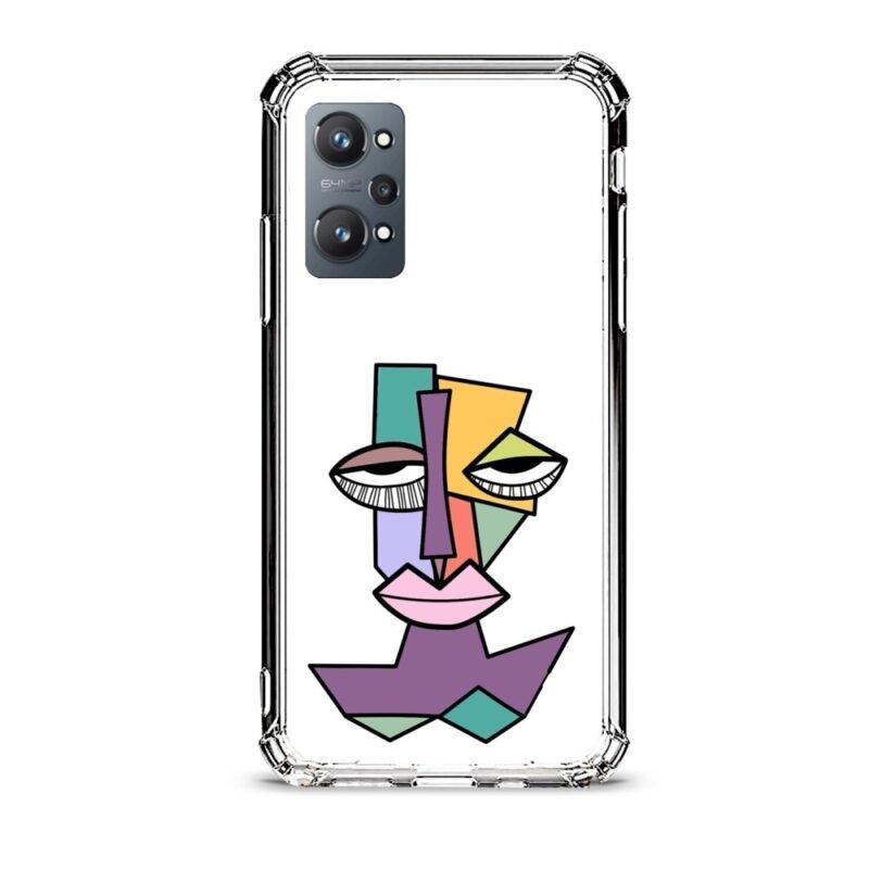 Shape face θήκη διάφανη & σχέδιο  d1026 γιά Realme GT Neo 2