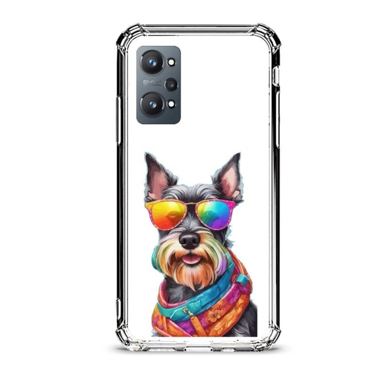 Sunglasses dog θήκη διάφανη & σχέδιο  d1080 γιά Realme GT Neo 2