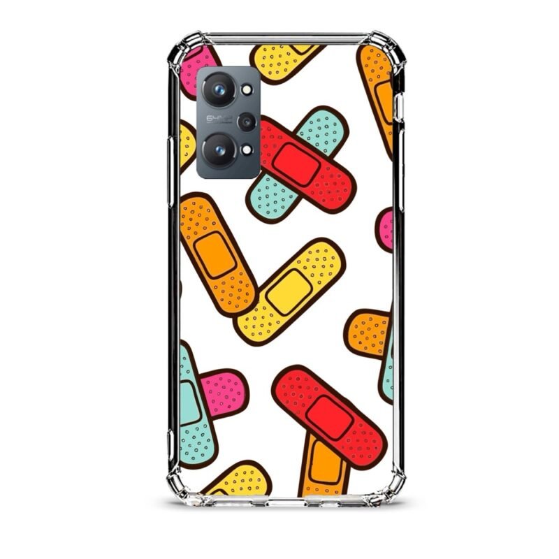 Patch pattern θήκη διάφανη & σχέδιο  d1099 γιά Realme GT Neo 2