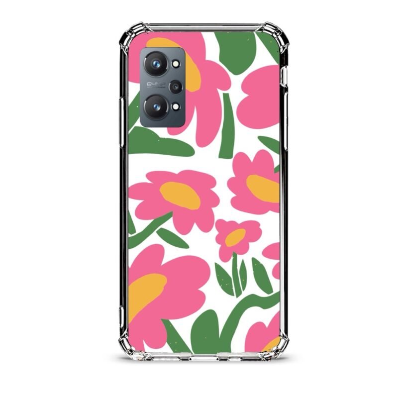 Floral θήκη διάφανη & σχέδιο  d1100 γιά Realme GT Neo 2