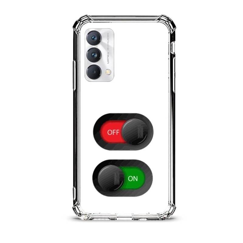 On off switch θήκη διάφανη & σχέδιο  d1082 γιά Realme GT Master Edition