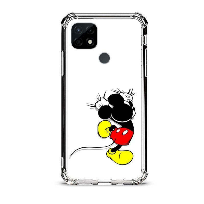 Mickey climbing θήκη διάφανη & σχέδιο  d1020 γιά Realme C21