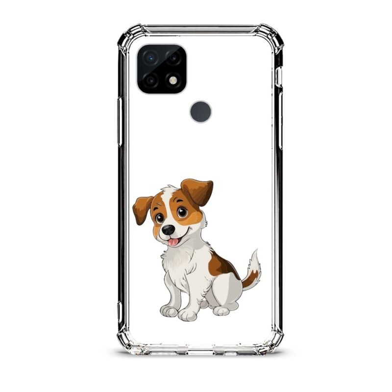 Wolf θήκη διάφανη & σχέδιο  d1021 γιά Realme C21