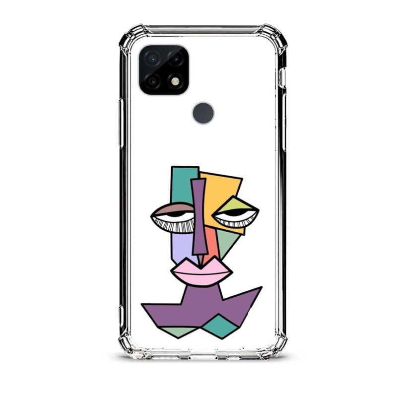 Shape face θήκη διάφανη & σχέδιο  d1026 γιά Realme C21