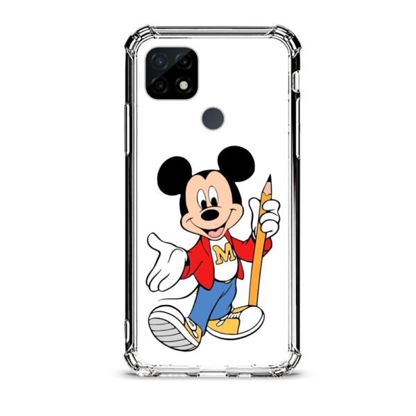 Mickey casual θήκη διάφανη & σχέδιο  d1029 γιά Realme C21