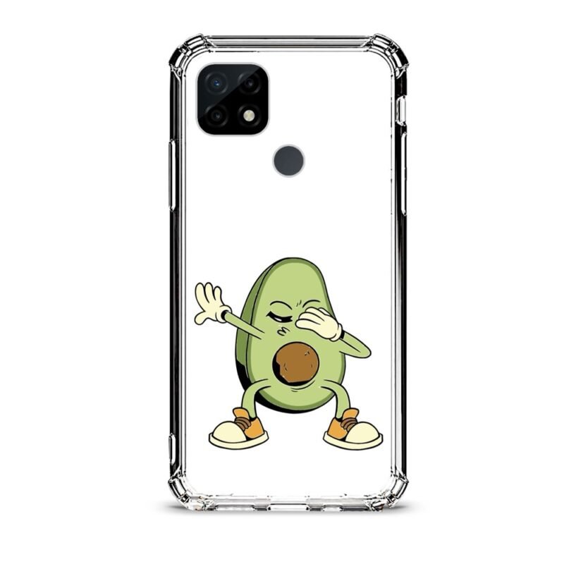 Moody avocado θήκη διάφανη & σχέδιο  d1030 γιά Realme C21
