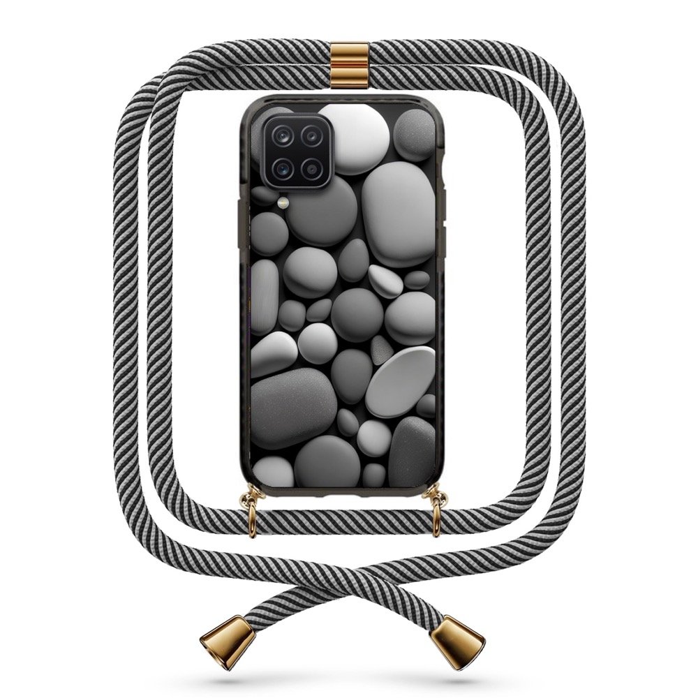Stones θήκη με κορδόνι & σχέδιο 9860 για Galaxy A12