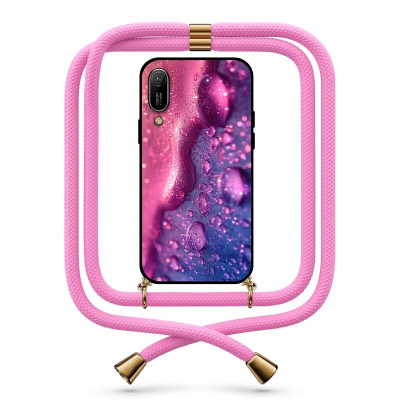 Liquid texture θήκη με κορδόνι & σχέδιο 9779 για Huawei Y6 2019