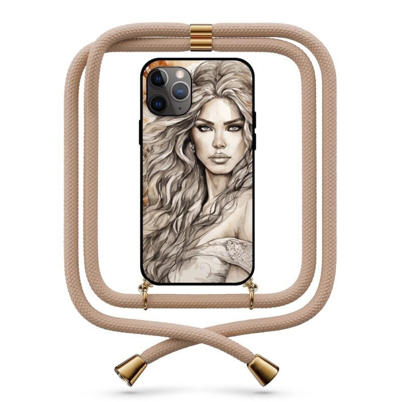 Girl art θήκη κινητού με κορδόνι 9734 γιά iPhone 11 Pro