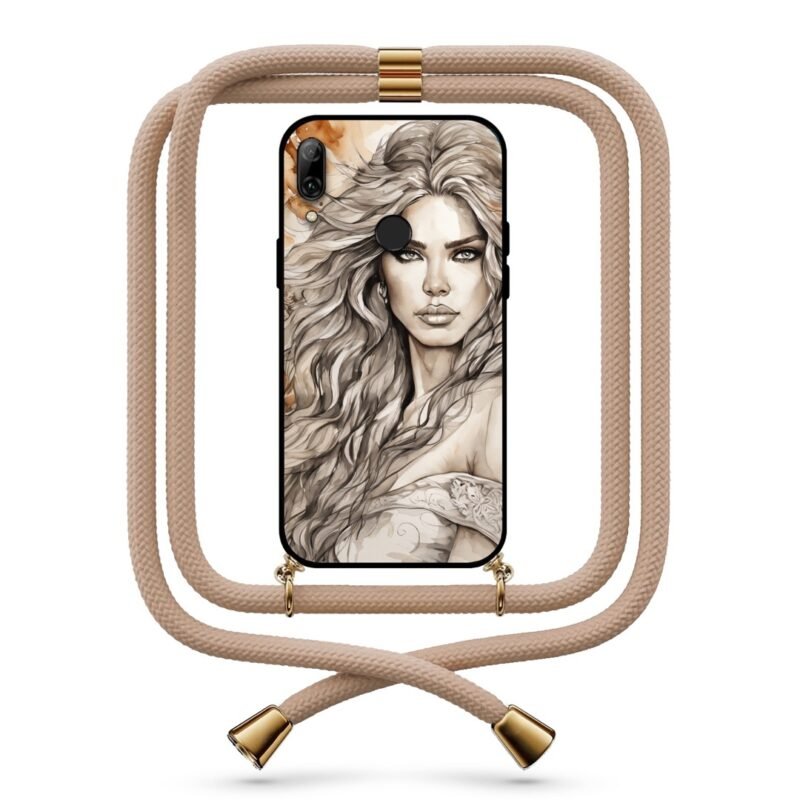 Girl art θήκη με κορδόνι & σχέδιο 9734 για Honor 10 Lite