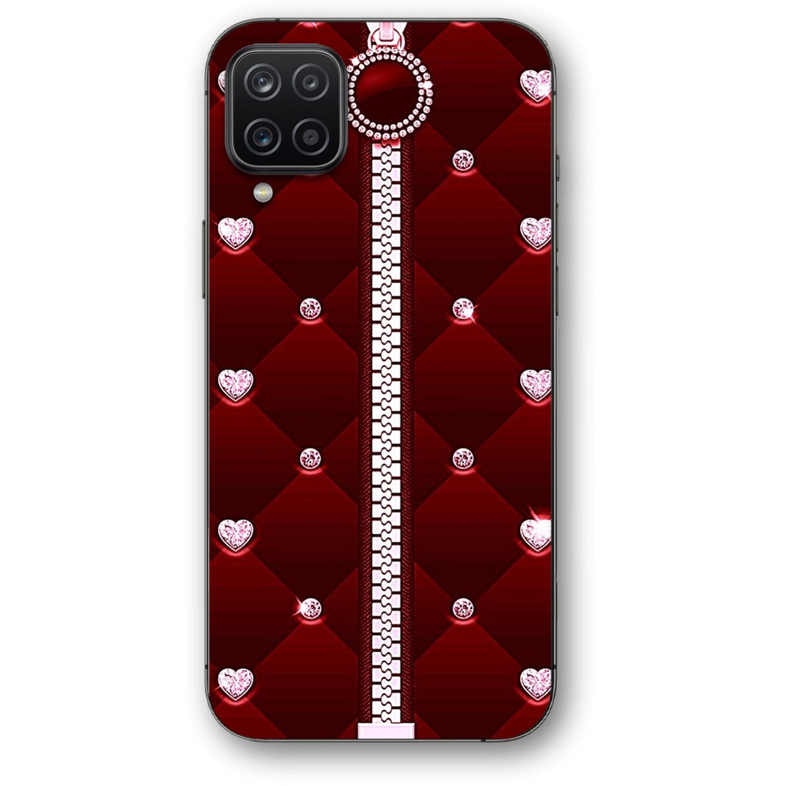 Zip hearts θήκη κινητού 91311 για Galaxy A12