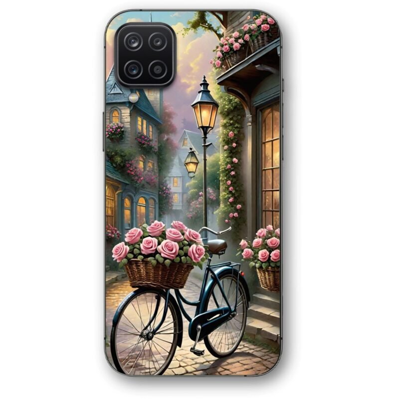 Flower bicycle θήκη κινητού 91345 για Galaxy A12