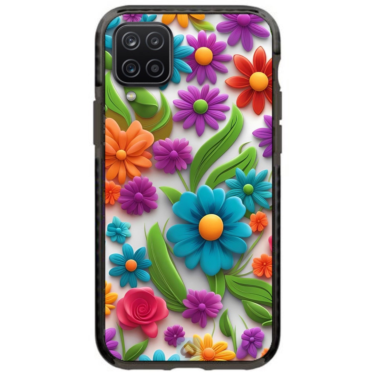 Floral θήκη κινητού 91562 γιά Galaxy A12