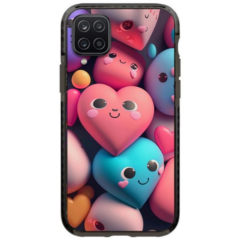Smiley hearts θήκη κινητού 91608 γιά Galaxy A12