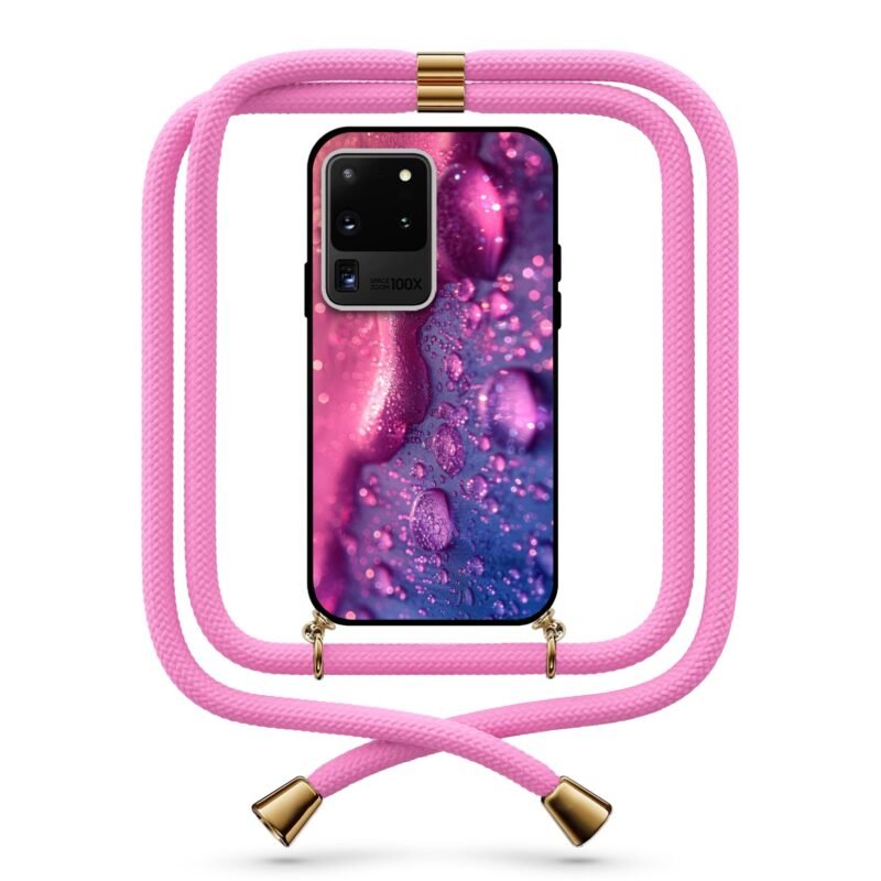 Liquid texture θήκη με κορδόνι & σχέδιο 9779 για  Galaxy S20 Ultra