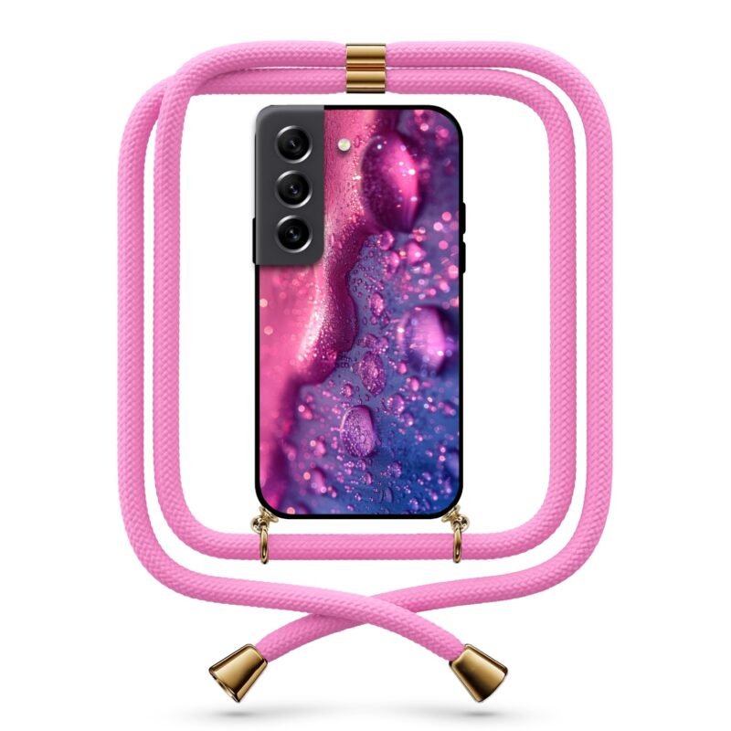 Liquid texture θήκη με κορδόνι & σχέδιο 9779 για  Galaxy S21