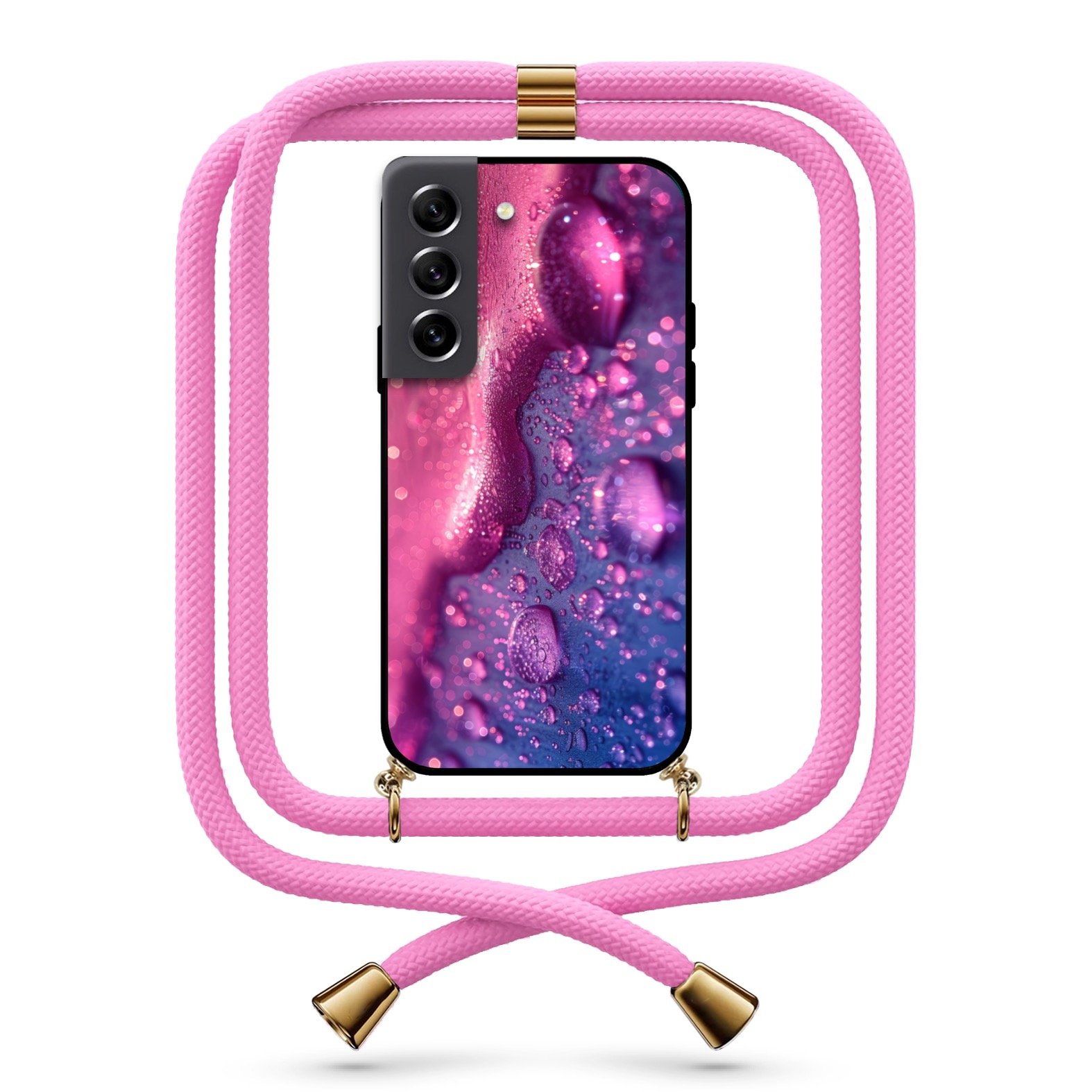 Liquid texture θήκη με κορδόνι & σχέδιο 9779 για  Galaxy S22