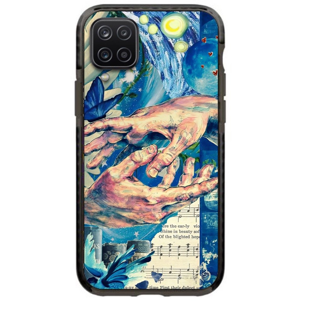 Touching hands θήκη κινητού 91869 γιά Galaxy A12