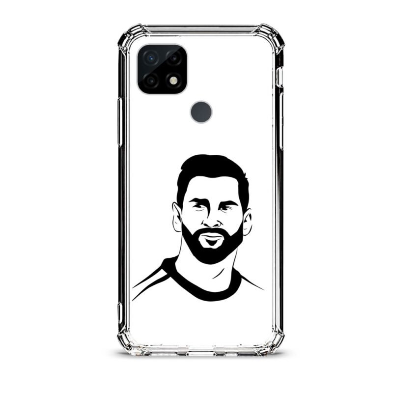 Football player θήκη διάφανη & σχέδιο  d1039 γιά Realme C21