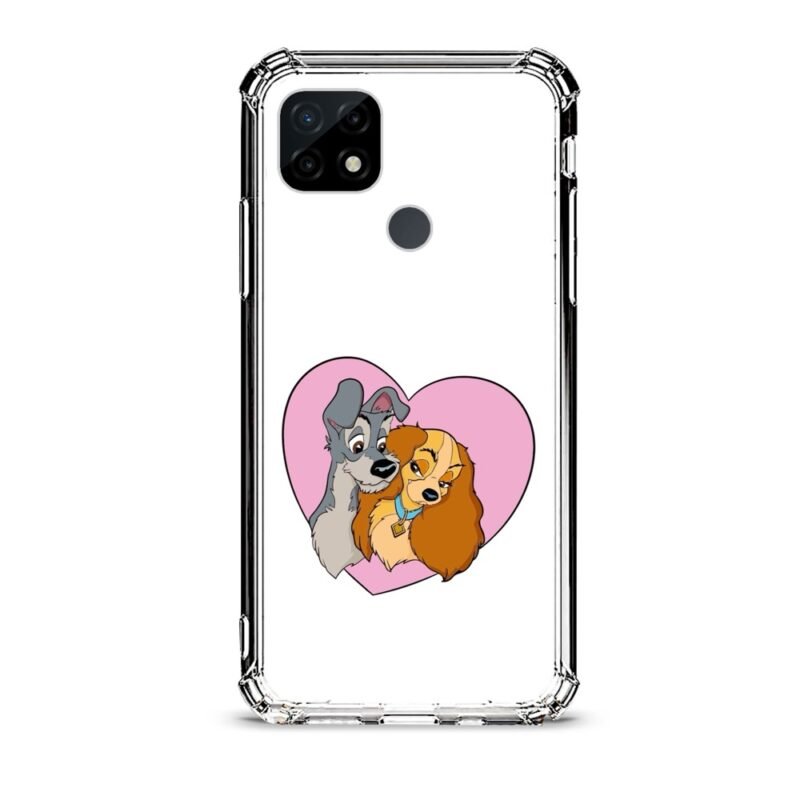 Lady and the Tramp θήκη διάφανη & σχέδιο  d1045 γιά Realme C21