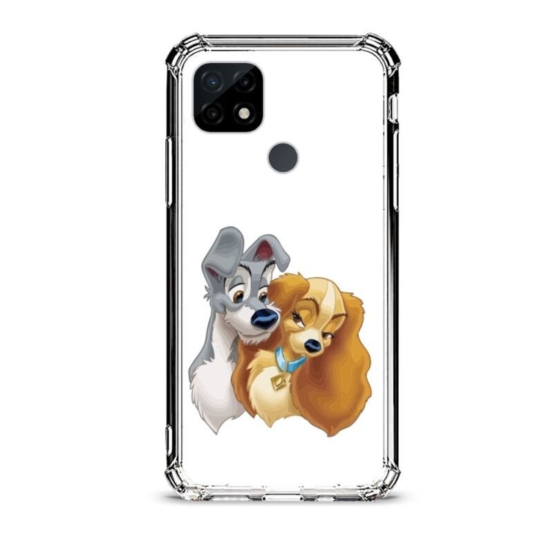 Lady and the Tramp θήκη διάφανη & σχέδιο  d1046 γιά Realme C21