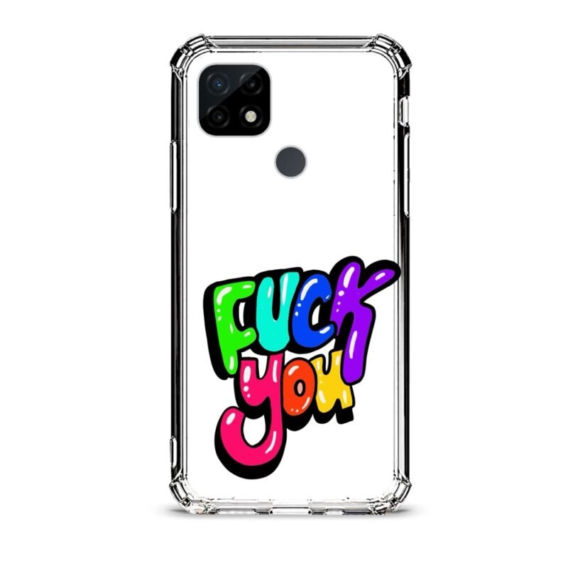 F*ck you θήκη διάφανη & σχέδιο  d1055 γιά Realme C21