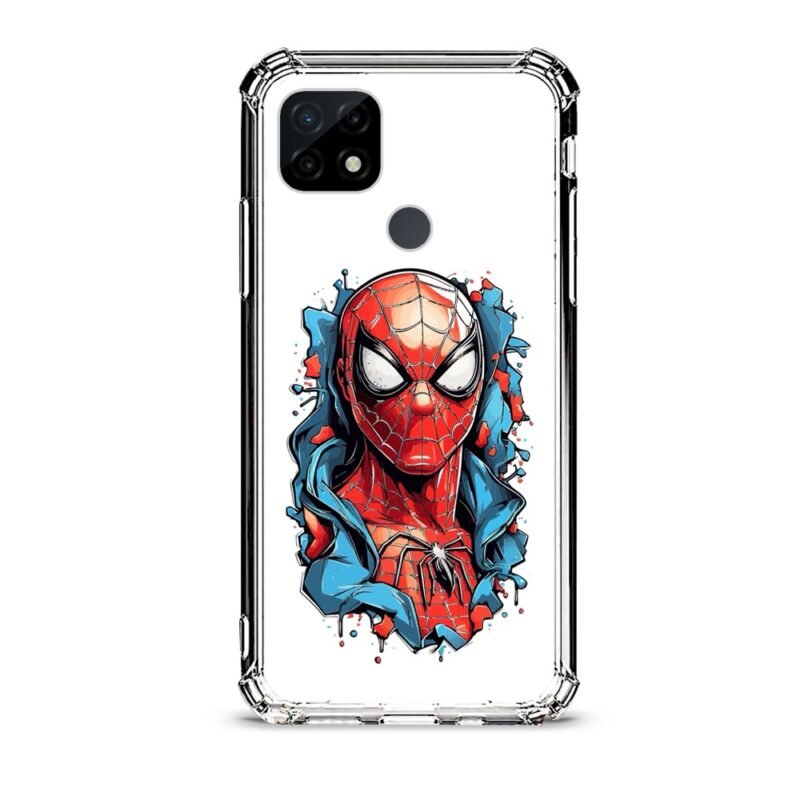Spiderman θήκη διάφανη & σχέδιο  d1065 γιά Realme C21