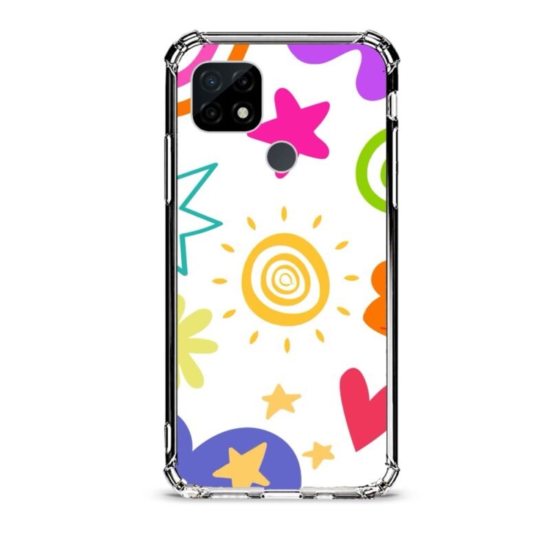 Shapes θήκη διάφανη & σχέδιο  d1072 γιά Realme C21