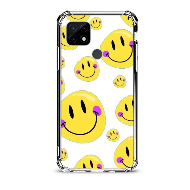 Smilies θήκη διάφανη & σχέδιο  d1076 γιά Realme C21