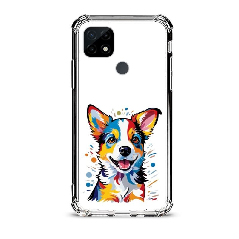Cute dog θήκη διάφανη & σχέδιο  d1079 γιά Realme C21