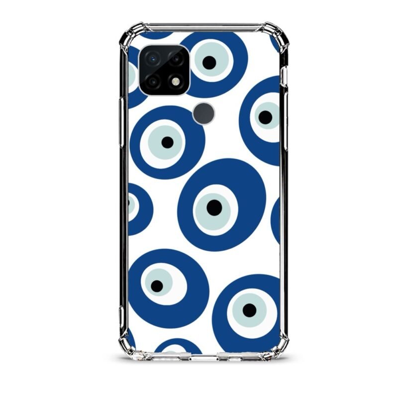 Evil eye θήκη διάφανη & σχέδιο  d1085 γιά Realme C21