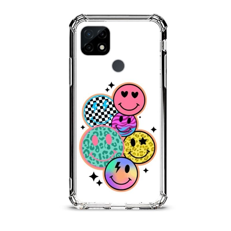 Smilies θήκη διάφανη & σχέδιο  d1096 γιά Realme C21