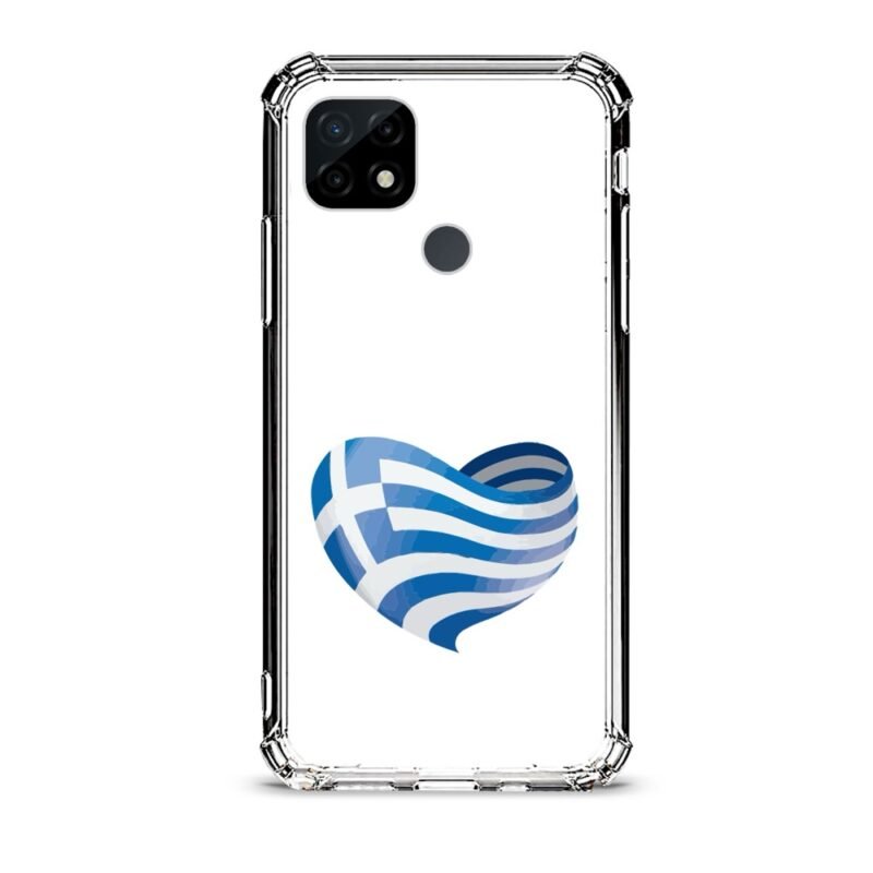 Love Greece θήκη διάφανη & σχέδιο  d1127 γιά Realme C21