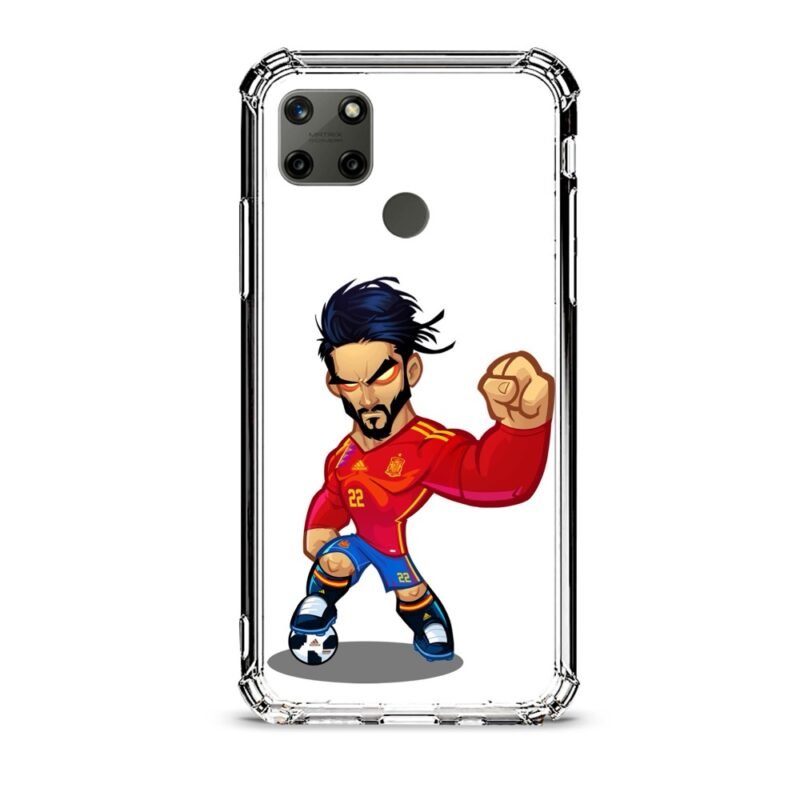 Isco Alarcon θήκη διάφανη & σχέδιο  d1005 γιά Realme C21Y