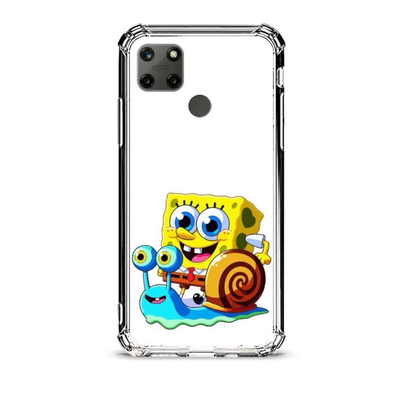 Sponge Bob θήκη διάφανη & σχέδιο  d1023 γιά Realme C21Y