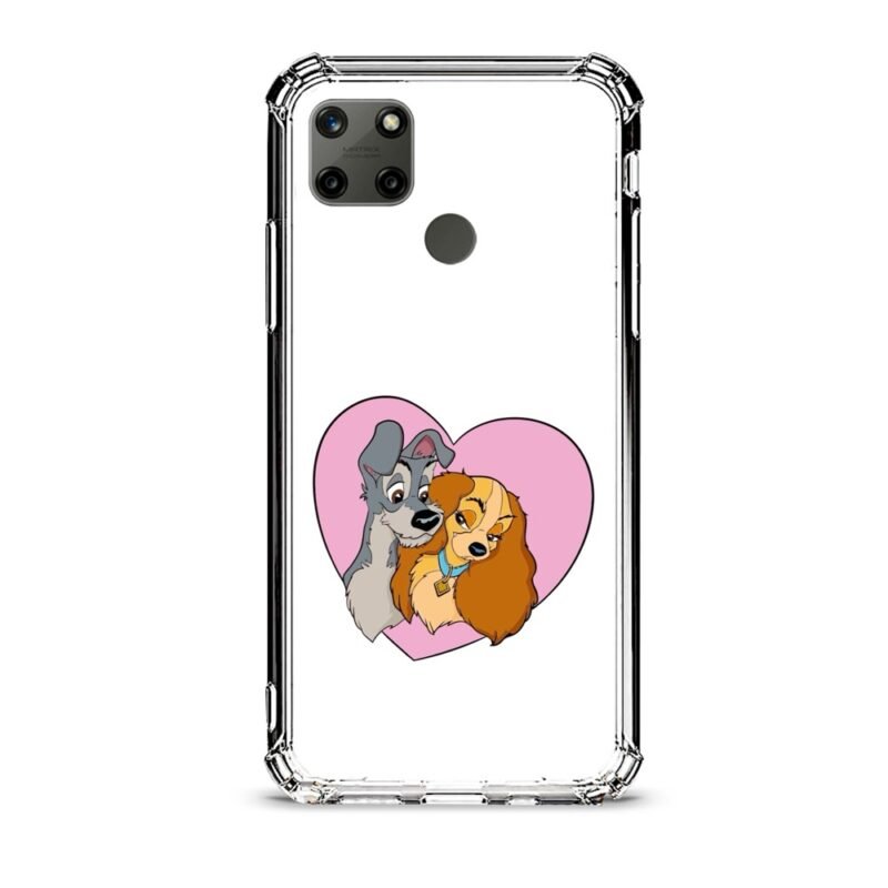 Lady and the Tramp θήκη διάφανη & σχέδιο  d1045 γιά Realme C21Y