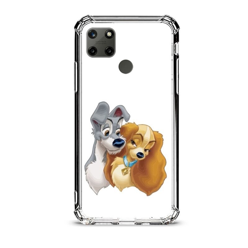 Lady and the Tramp θήκη διάφανη & σχέδιο  d1046 γιά Realme C21Y