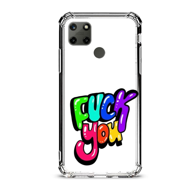 F*ck you θήκη διάφανη & σχέδιο  d1055 γιά Realme C21Y