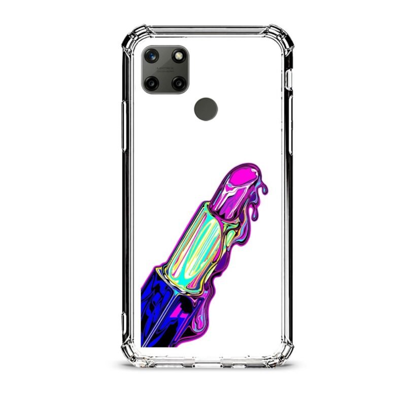 Lipstick θήκη διάφανη & σχέδιο  d1059 γιά Realme C21Y