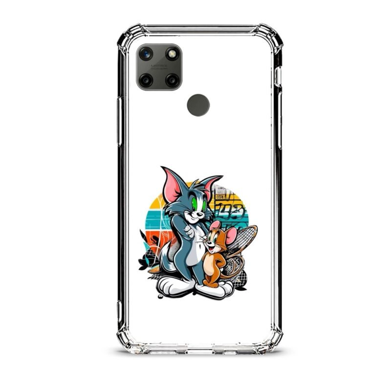 Tom & Jerry θήκη διάφανη & σχέδιο  d1066 γιά Realme C21Y