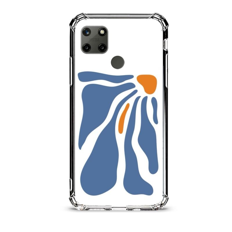 Flower abstract θήκη διάφανη & σχέδιο  d1091 γιά Realme C21Y