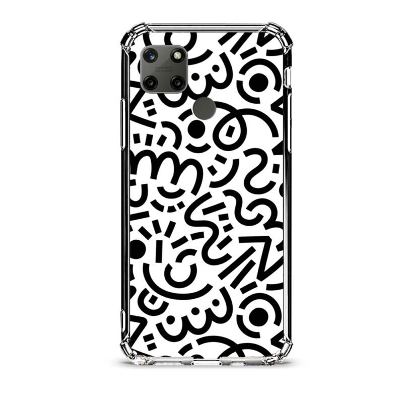 Abstract pattern θήκη διάφανη & σχέδιο  d1101 γιά Realme C21Y