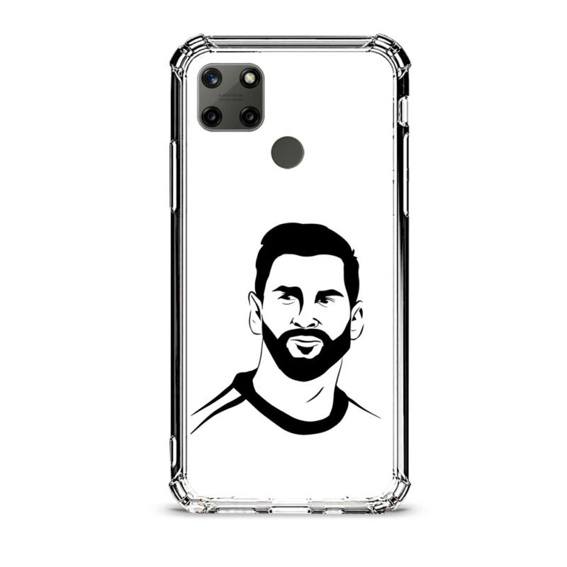 Football player θήκη διάφανη & σχέδιο  d1039 γιά Realme C25Y