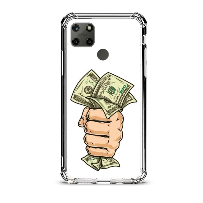 Money θήκη διάφανη & σχέδιο  d1060 γιά Realme C25Y