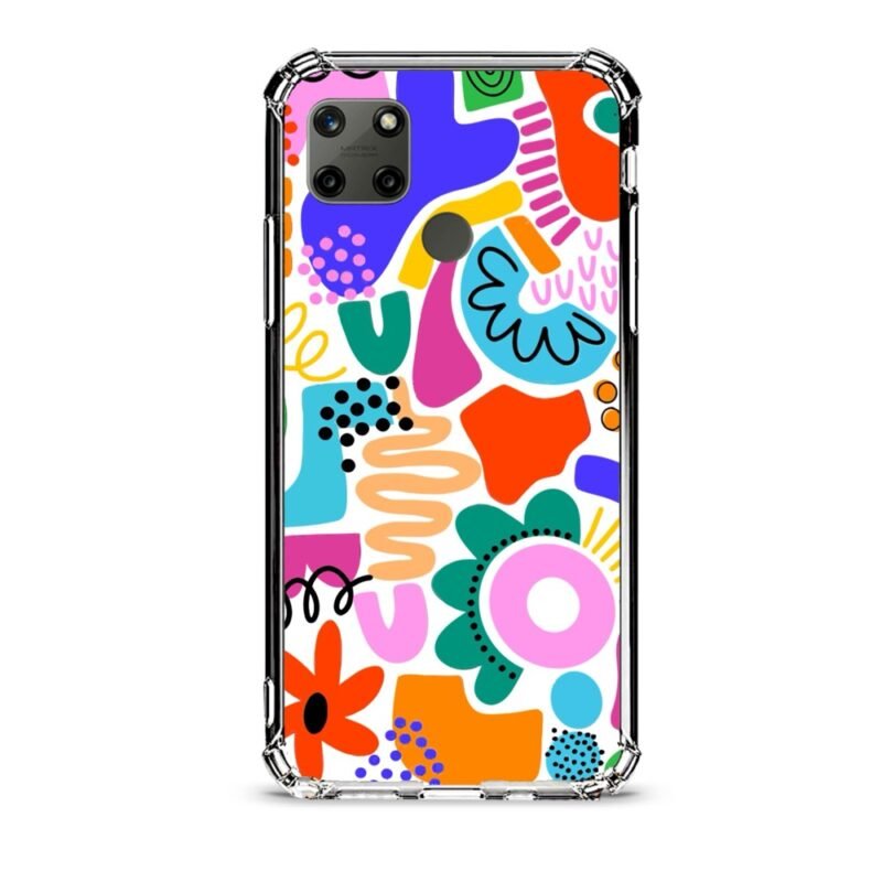 Shapes θήκη διάφανη & σχέδιο  d1072 γιά Realme C25Y
