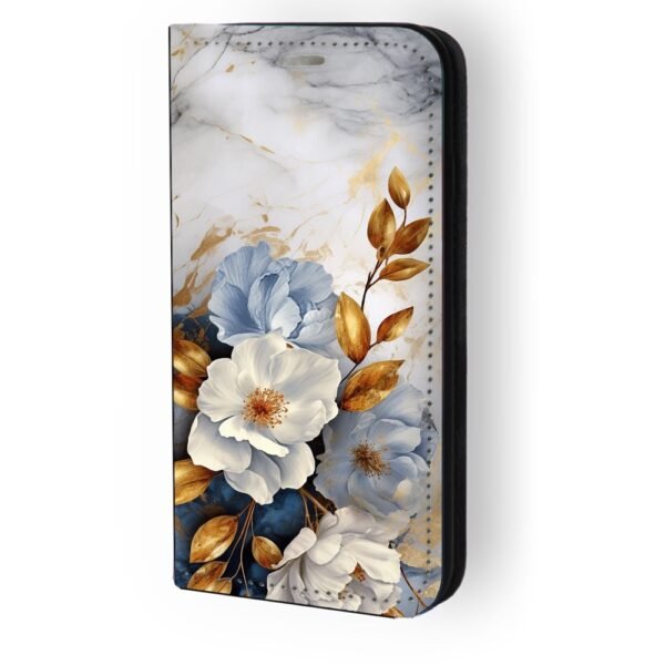 Θήκη book με σχέδιο marble flowers 91243 για Galaxy A51