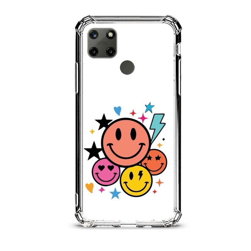 Smilies θήκη διάφανη & σχέδιο  d1095 γιά Realme C25Y