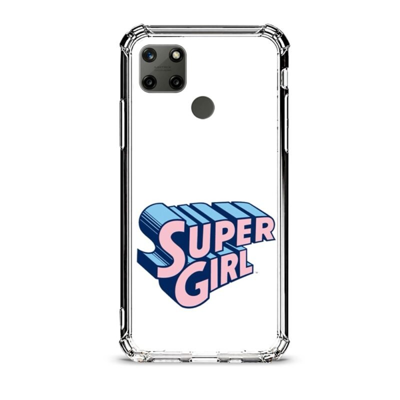 Super girl θήκη διάφανη & σχέδιο  d1115 γιά Realme C25Y